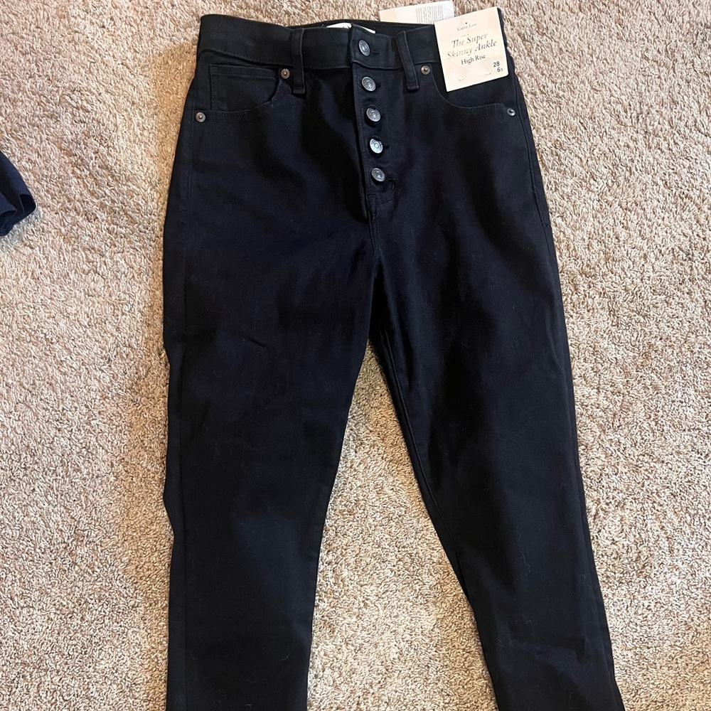 Abercrombie & Fitch curve love super skinny ankle high rise | size 6P/28S